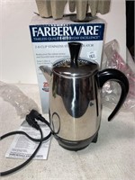 Farberware percolator coffee pot in box