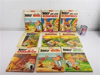 BD d'Astérix: 4x 1960's et 5x 1970's, 1e édition