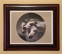 Framed Print of 3 Horse Heads