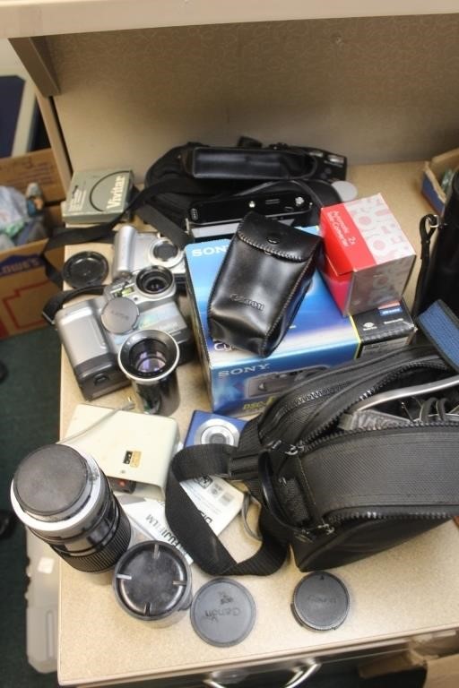 Lot of Cameras, Lens etc