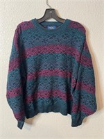 Vintage Striped Knit Sweater