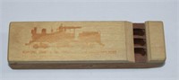 Vintage Roaring Camp Wooden Train Whistle 5.5"
