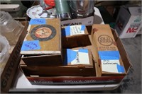 WHISKEY/CIGAR BOXES W/ CONTENTS