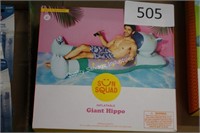giant inflatable hippo