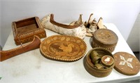 Souvenir Baskets, Canoe, Etc.