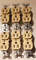 6 New 15Amp Receptacle Hospital Grade Ivory Color