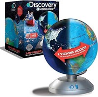 Discovery Kids 2-in-1 World Globe LED Lamp w/Day &