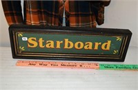 Starboard Sign