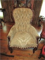 Victorian Parlor Chair 25" x 24" x 37"