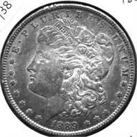 1889 CHOICE B U MORGAN DOLLAR