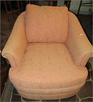 Vintage swivel occasional chair.