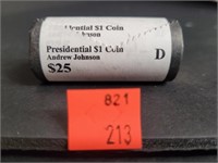 Presidential Dollar Andrew Johnson D Mint 2011