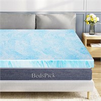 BedsPick 2 Inch Full Memory Foam Mattress Topper,