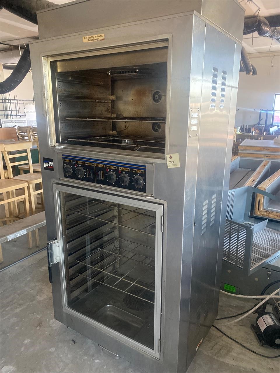 New view proofer oven combo unit