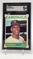 1964 Topps # 460 Bob Gibson SGC 5  Baseball Card