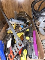 assorted tools including size screwdrivers