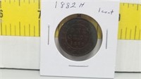1882 H Canada Large Cent