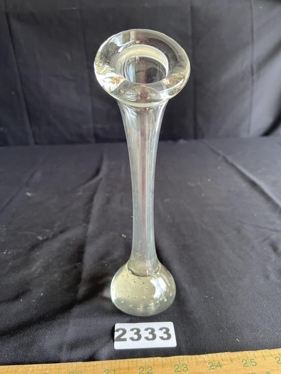 Controlled Bubble Bud Vase