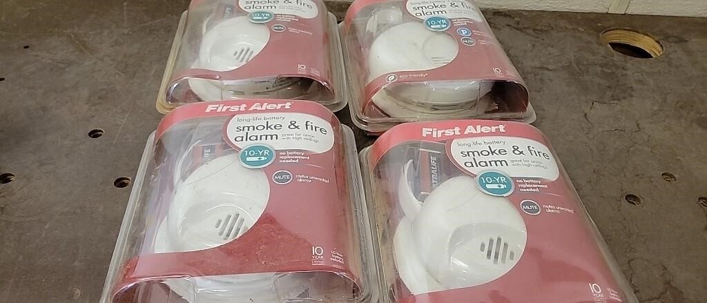 (4) New Smoke Alarms