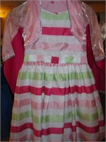 Gymboree Size 6 Girls Party Dress w/ Pink Jacket