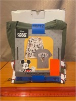 New Mickey Mouse boys pullover & T-shirt set 10/12