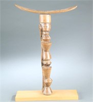 African circumcision stool, 20th century.