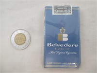 Paquet de 5 cigarettes Belvedere pas ouvert