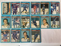 O Pee Chee 1979-80 Buffalo Sabres Cards Lot of 16