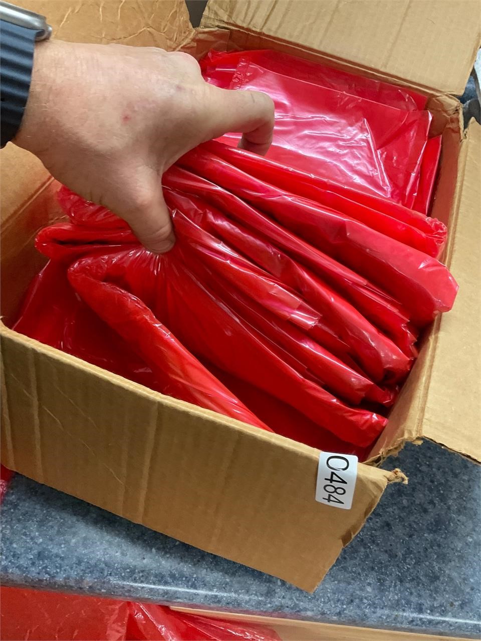 Huge Lot Red Bio Bags