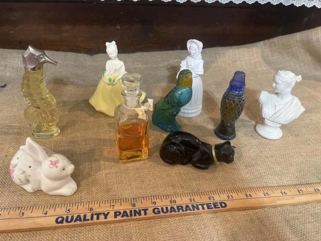 vintage Avon perfume bottle collection