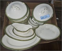 SET OF IMPERIAL CROWN CHINA