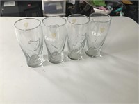 4 Guinness Glasses