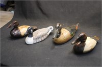 4 - Misc Dudley/DU Wooden Duck Decoys