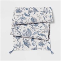 72 x 14 Cotton Table Runner - Blue
