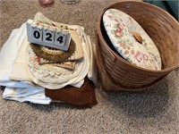 Longaberger Basket & Table Clothes