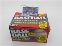 FLEER 1986 BASEBALL CARD BOX OF 36 PACKS