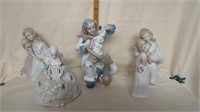 Ceramic and porcelain collectible figurines (5)