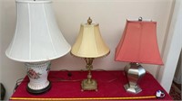 3 Table Lamps