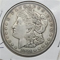 1921 MORGAN SILVER DOLLAR