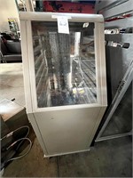 LOCKWOOD 21-1/2"X30"X57" DISPLAY CABINET W/CASTERS