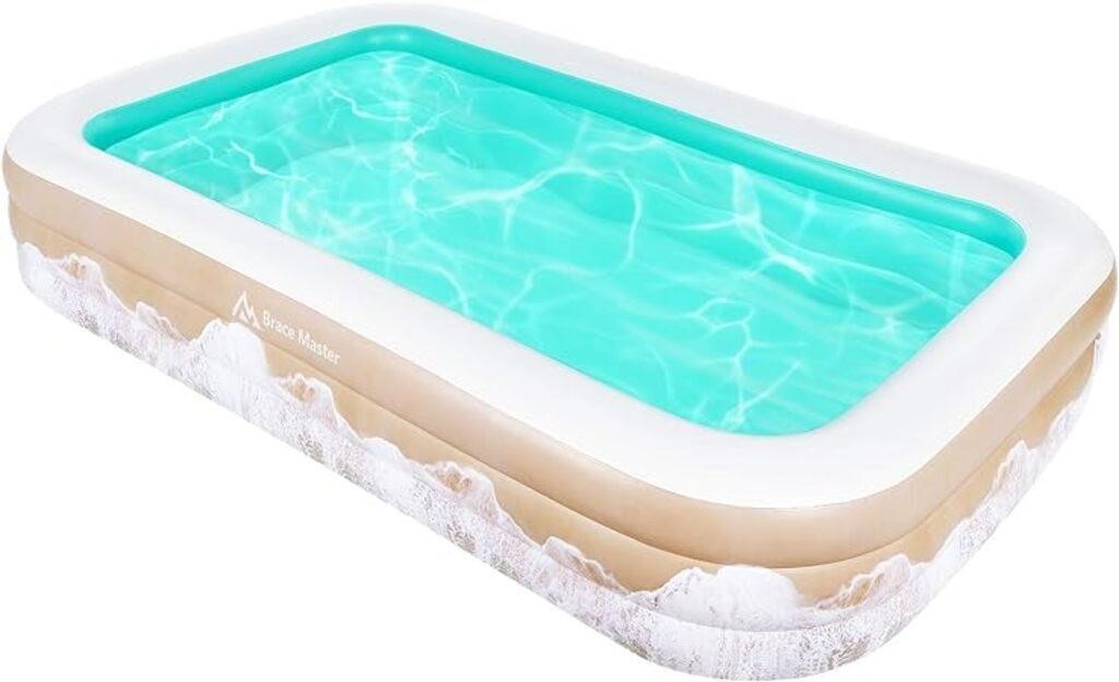 Brace Master Inflatable Swimming Pool, Blow Up Poo