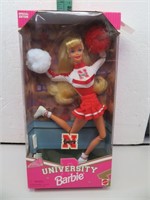 1996 Nebraska Huskers Barbie (never out of box)