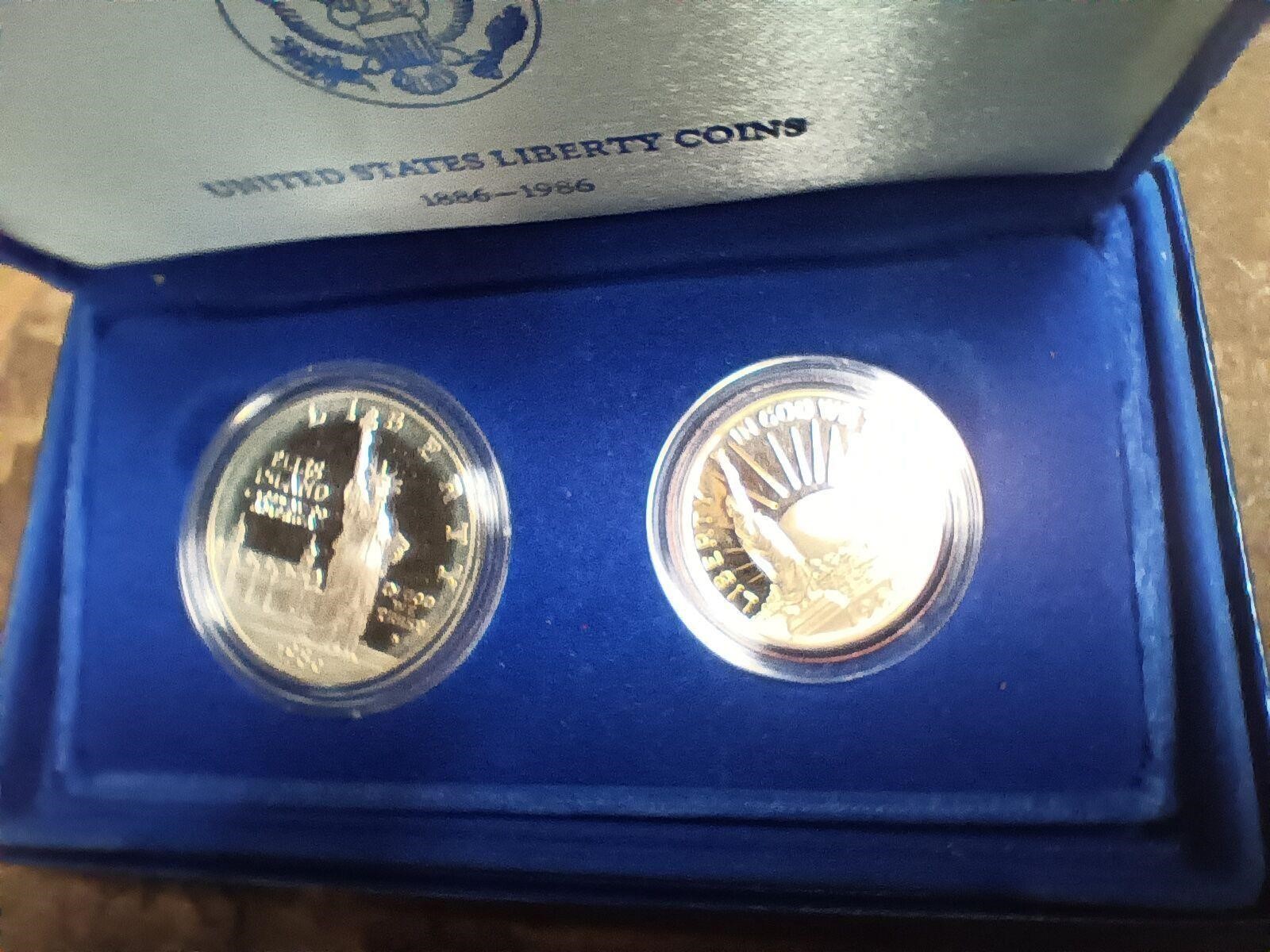 1986 Silver Statue of Liberty Coin Set