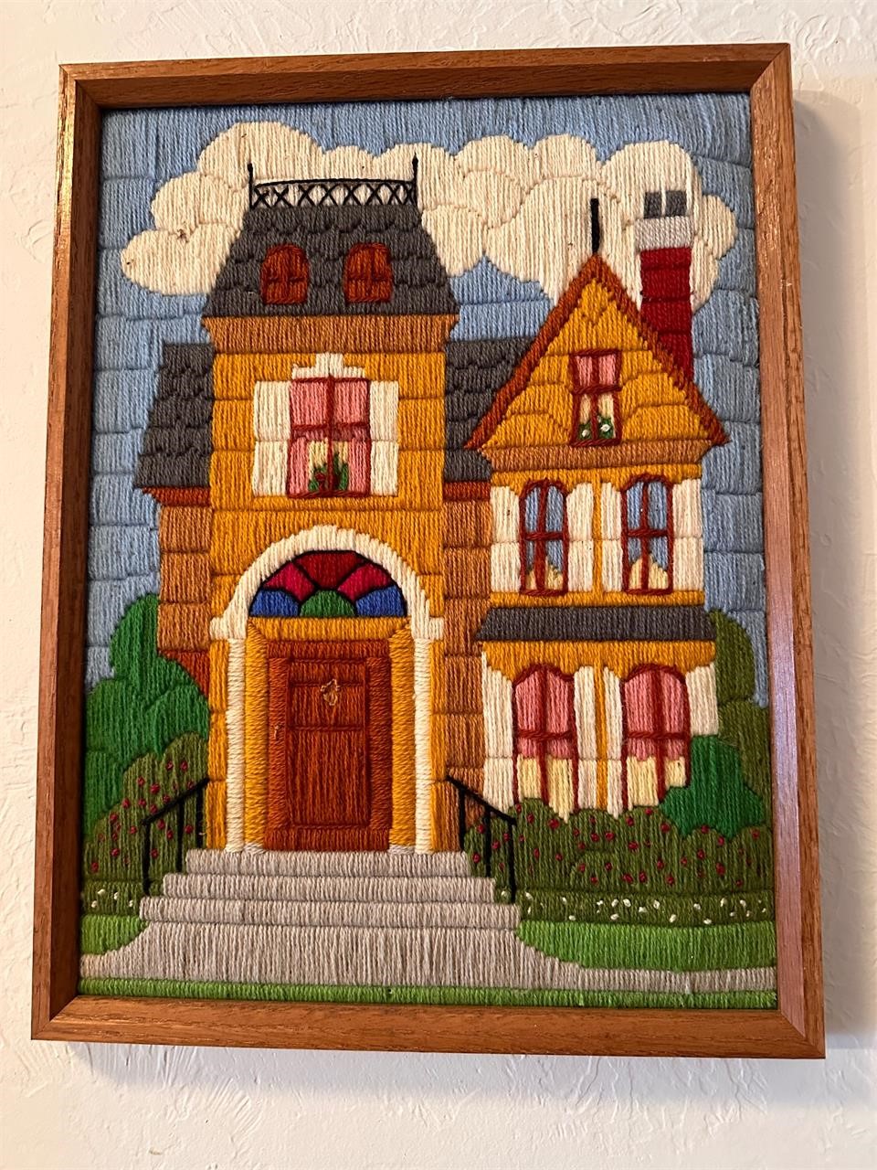 Framed Embroidery wall art