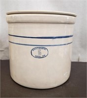 Marshall Pottery #5 Crock w/ Lid. No Visible