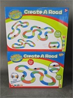 2 New Flipo Create a Road Toys