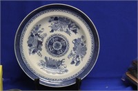 A Possibly Fitzhug Blue and White Export Plate