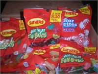 Assorted Sather's candies 120 retail pieces 1 lot