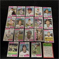 1974 Topps Angels Baseball Cards, Miscut