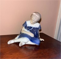 Vintage Bing Grondahl Denmark Porcelain Figurine